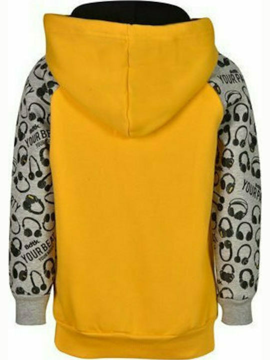 BodyTalk Cardigan pentru copii Tricotat cu glugă Ecru 1212-753122