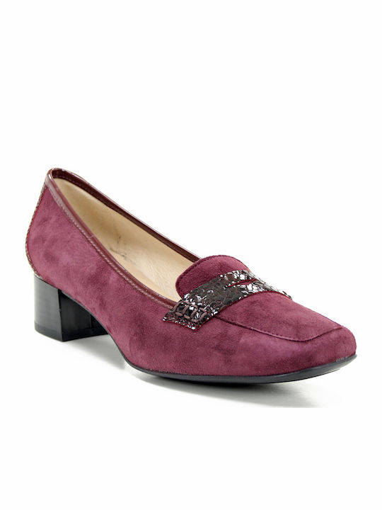 D Chicas Anatomic Burgundy Heels 3507