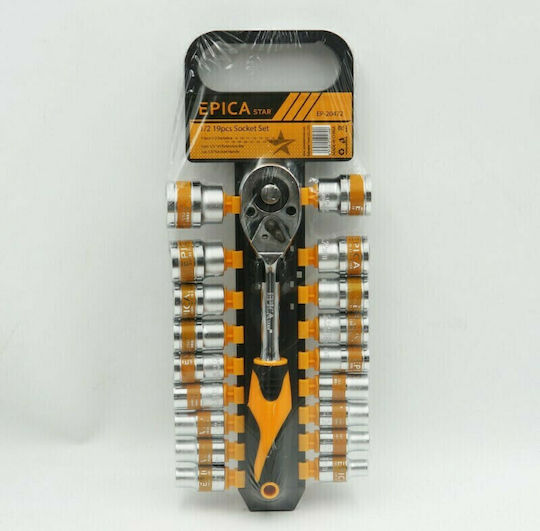 Epica Star Set Ratchet 1\2" 19pcs