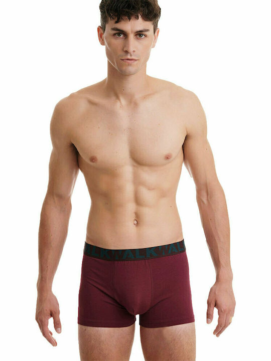Men's Boxers Grenache / Dark Green 2Pack