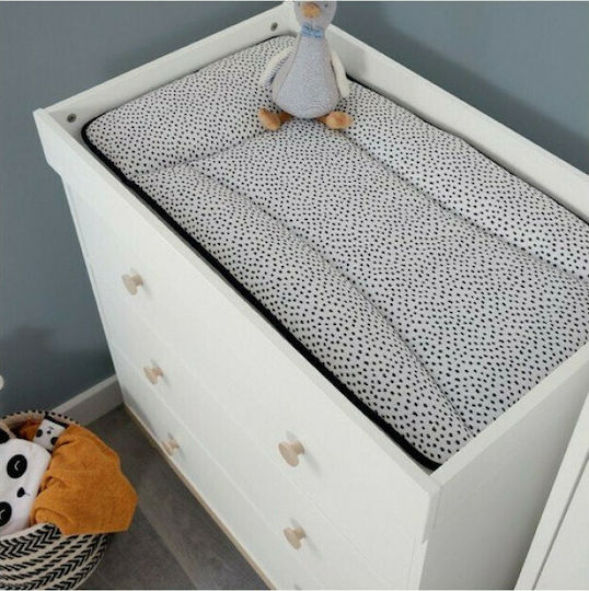 Mamas & Papas Matratze Mono Spot aus Stoff Schwarz 45x80cm