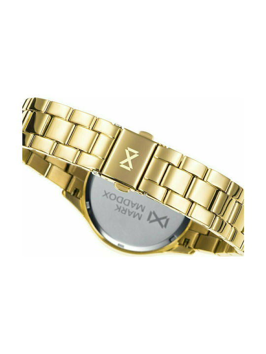 Mark Maddox Watch with Gold Metal Bracelet
