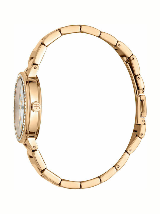 Esprit Damen Uhr mit Rose Gold Metallarmband