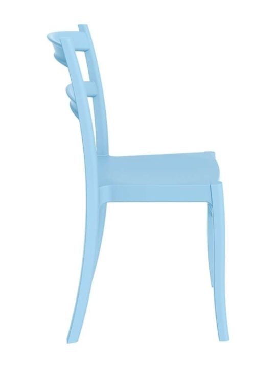 Polypropylene Catering Chair Tiffany Light Blue 45x51x85cm