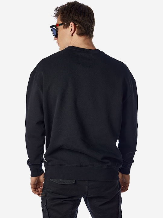 Brokers Jeans Herren Sweatshirt Schwarz