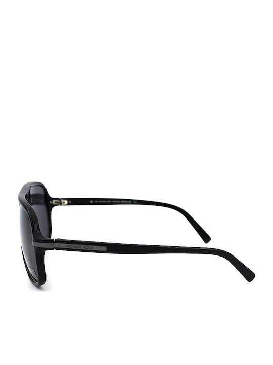 Michael Kors Unisex Sunglasses with Black Plastic Frame and Black Lens MKS201M 001