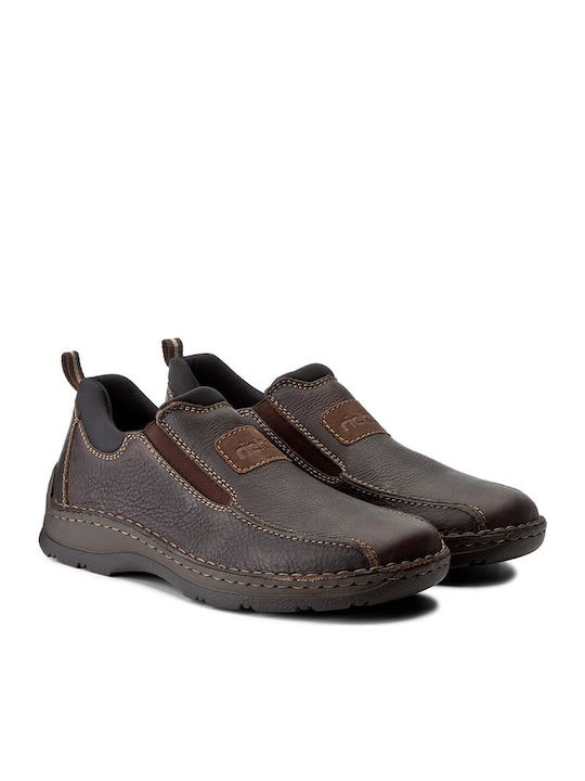 Men's Leather Casual Shoes Brown