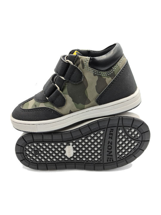 Kids Sneakers High with Scratch Black