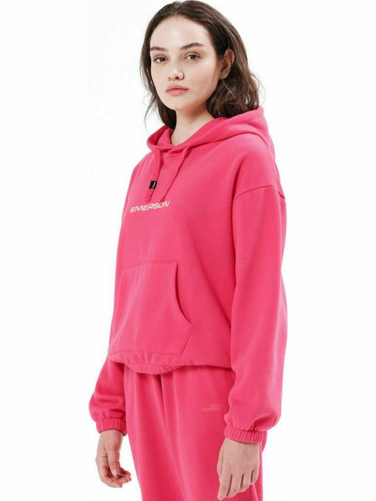 Women's Sweatshirt Hooded Fuchsia