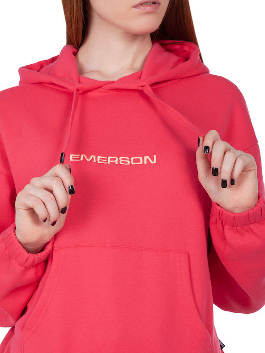 Women's Sweatshirt Hooded Fuchsia