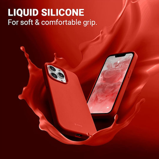Crong Color Back Cover Σιλικόνης Κόκκινο (iPhone 13 Pro)