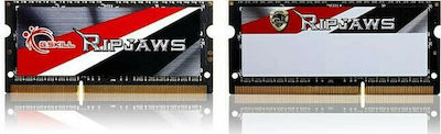 G.Skill 16GB DDR3 RAM με 2 Modules (2x8GB) και Ταχύτητα 1866 για Laptop