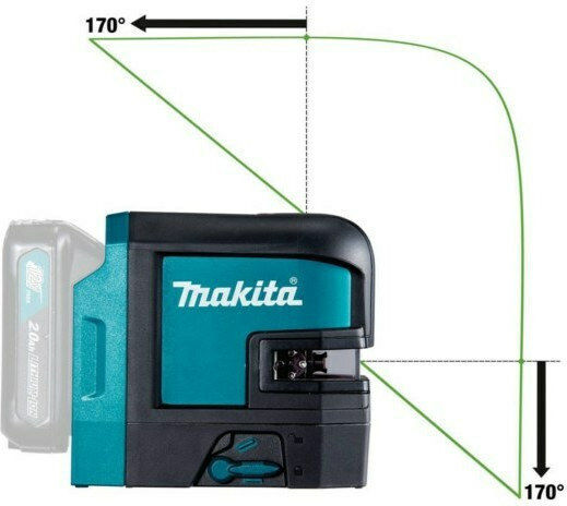 Makita SK105GDZ Self-Leveling Linear Laser Level Green Beam