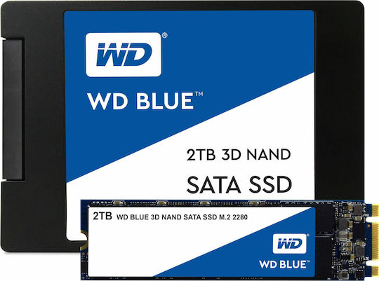 Western Digital Blue 3D SSD 2TB M.2 SATA III WDS200T2B0B