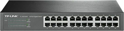 TP-LINK TL-SG1024D v1 Unmanaged L2 Switch με 24 Θύρες Gigabit (1Gbps) Ethernet