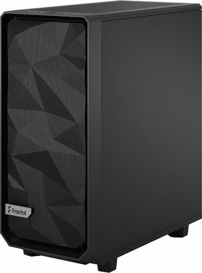 Fractal Design Meshify 2 Compact Midi Tower Κουτί Υπολογιστή Μαύρο