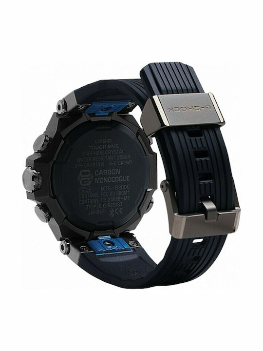 Casio Pro Trek Analog/Digital Men's Watch 50.8mm Battery with Black Metal Bracelet