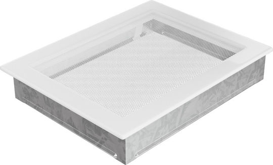 Kratki Ορθογώνια Περσίδα Τζακιού 30x22cm Λευκή