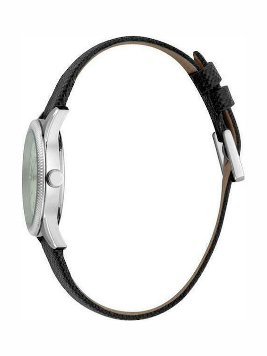 Esprit Valentina Γυναικείο Ρολόι 30mm Μπαταρίας με Μαύρο Δερμάτινο Λουράκι