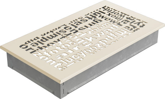 Kratki Kaminluftklappe Beige