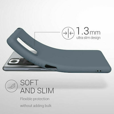 KWmobile Silicone Back Cover Slate Grey (Redmi Note 10 Pro)