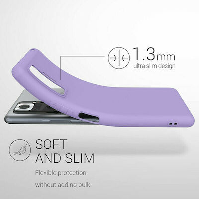 KWmobile Silicone Back Cover Violet Purple (Redmi Note 10 Pro)