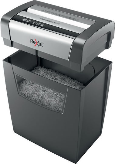 Rexel Distrugător de Documente Momentum X410 P4 Tăiere transversală 10 Foi cu Coș 23lt