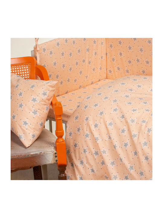 Melinen Mini Stars Kuscheldecke Rosa 85x85cm.