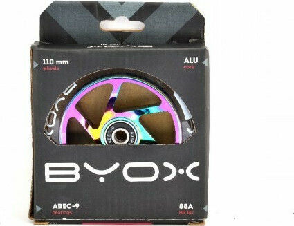 Byox Roată pentru trotinetă copii cu ABEC-9 Transparent 110mm