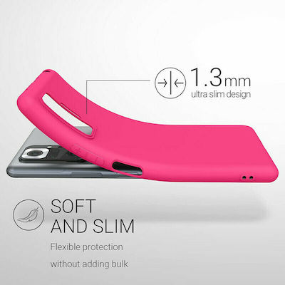 KWmobile Silicone Back Cover Neon Pink (Redmi Note 10 Pro)