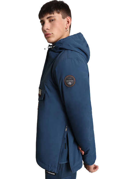 Rainforest Winter Jacket Waterproof Blue French