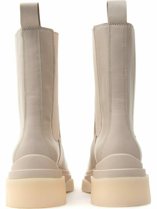 Storm Ghete Dama Chelsea De Piele Cu Toc Mediu
