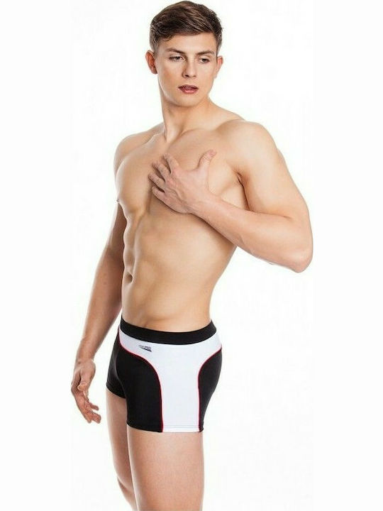 Aquaspeed Men's Swimwear Shorts Black Striped