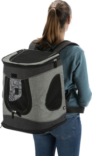 Trixie Timon Dog/Cat Carrying Gray Backpack for 12kg Pets L34xW30xH44cm