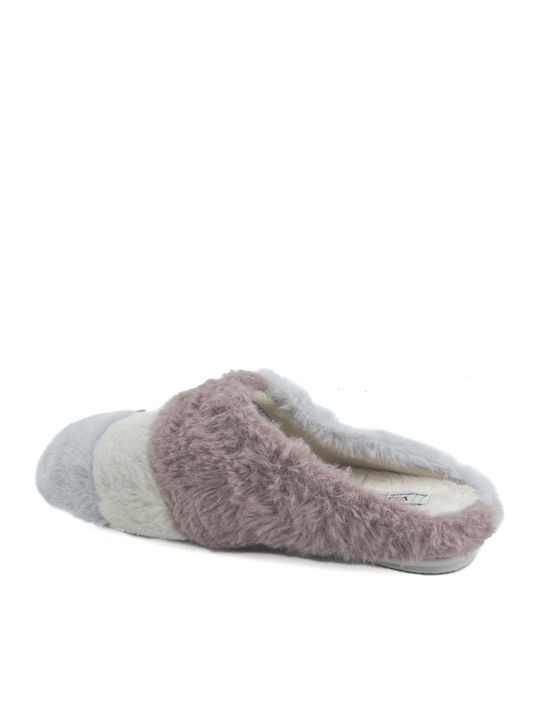 Vulladi 3615-C03 Winter Damen Hausschuhe in Mehrfarbig Farbe