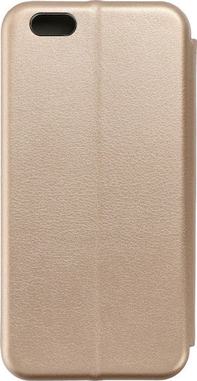 Forcell Forcell Book Δερματίνης Χρυσό (iPhone 6/6s)