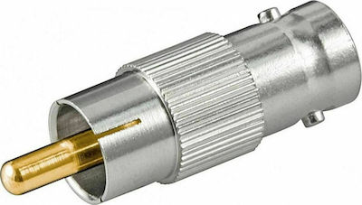 Ultimax V8202 Konverter RCA männlich zu BNC weiblich Silber