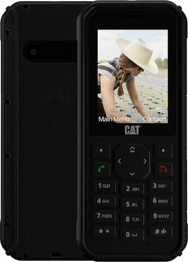 CAT B40 Dual SIM Ανθεκτικό Κινητό με Κουμπιά Black