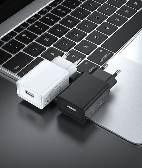 Lamtech Φορτιστής Χωρίς Καλώδιο με Θύρα USB-A Μαύρος (LAM022155)