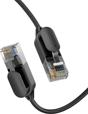 Ugreen U/UTP Cat.6a Καλώδιο Δικτύου Ethernet 1m Μαύρο