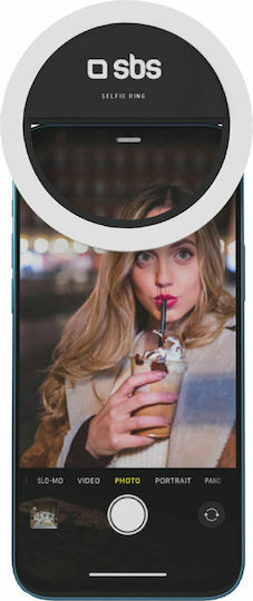 SBS Selfie Flash Selfie Ring Light în culoarea Negru
