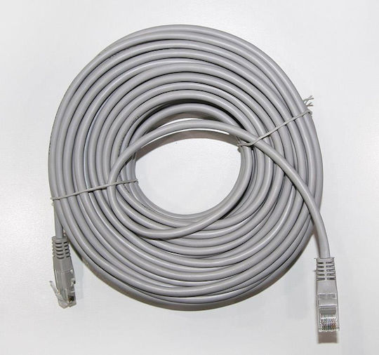 Adeleq U/UTP Cat.6 Gigabit Network Cable Ethernet 20m Gray