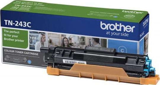 Brother TN-243C Γνήσιο Toner Laser Εκτυπωτή Κυανό 1000 Σελίδων TN-243C