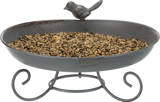 Trixie Water Bowl Ποτίστρα / Ταΐστρα Πτηνών Μεταλλική με Βάση 22cm 800ml