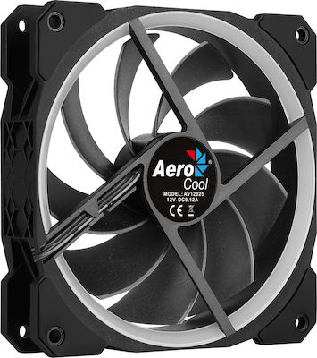Aerocool Orbit RGB Case Fan 120mm (1200rpm / 55.9cfm) με Σύνδεση 3-Pin
