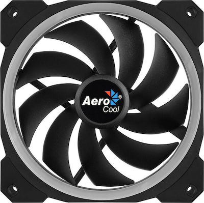 Aerocool Orbit RGB Case Fan 120mm (1200rpm / 55.9cfm) με Σύνδεση 3-Pin