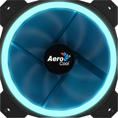 Aerocool Orbit RGB Case Fan 120mm (1200rpm / 55.9cfm) με Σύνδεση 3-Pin