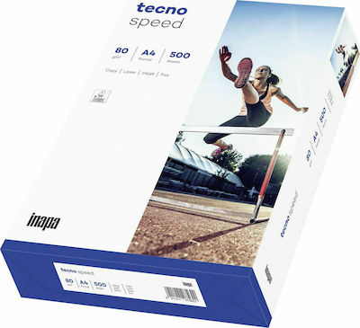 Tecno Speed A4 Reciclat Hârtie de Imprimare A4 80gr/m² 1x500 foi