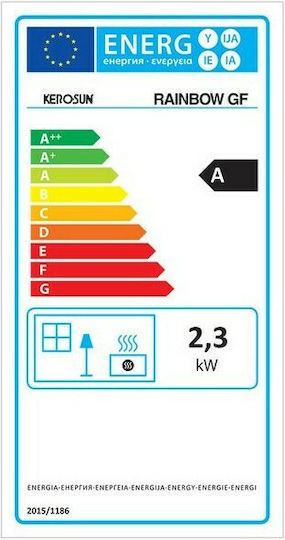 Kerosun Omni Rainbow GF Kerosene Heater 2.3kW White