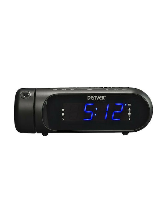 Denver Tabletop Digital Clock with Alarm & Radio S0430454